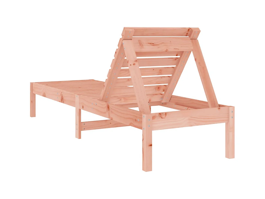 Chaise longue 199,5x60x74 bois massif de douglas