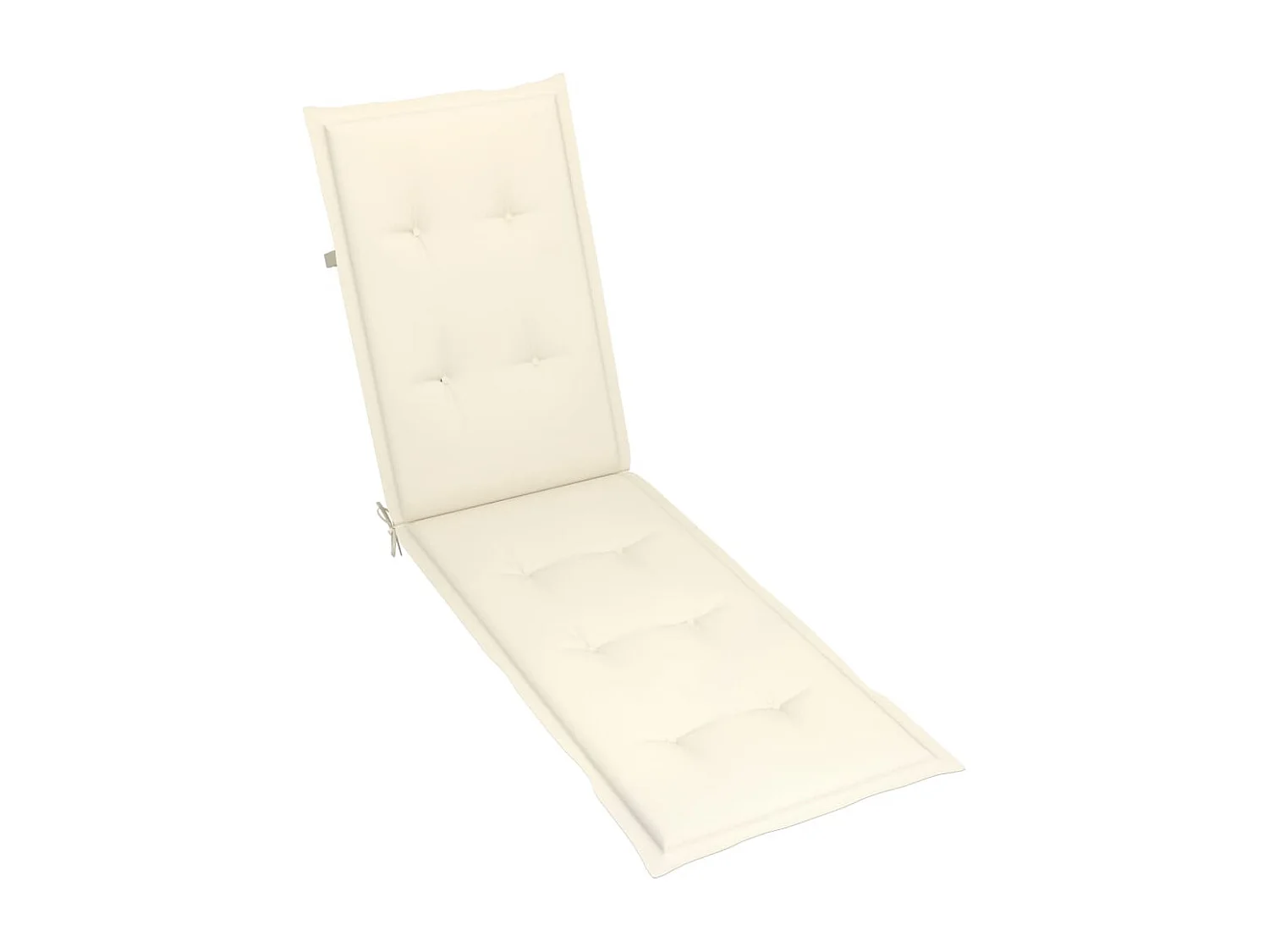 Chaise de terrasse avec repose-pied et coussin Acacia solide 29