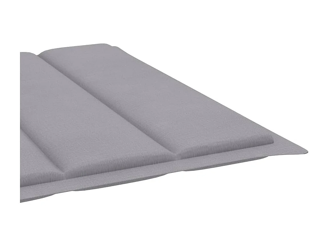 Chaise longue de jardin avec coussin Bois d'acacia solide 32