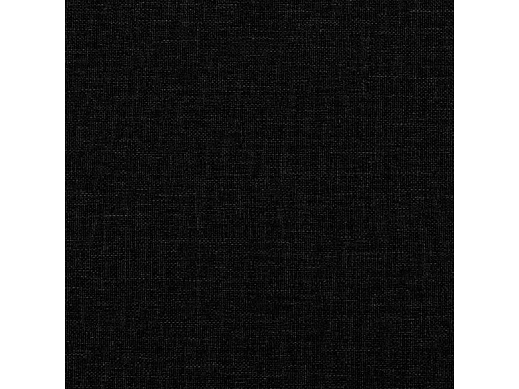 Fauteuil long avec coussin et accoudoir droit noir tissu