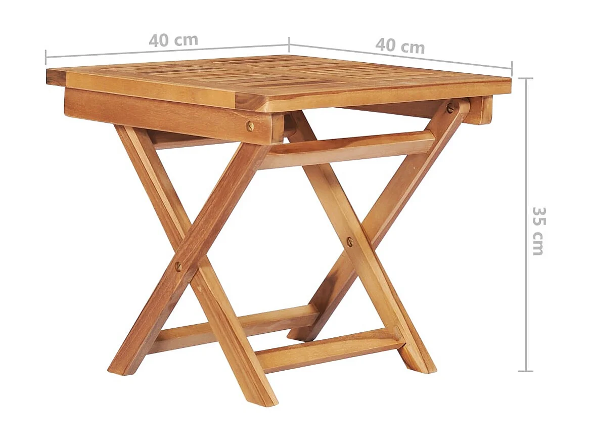 Chaises longues 2 pcs avec table et coussin Bois de teck solide 2