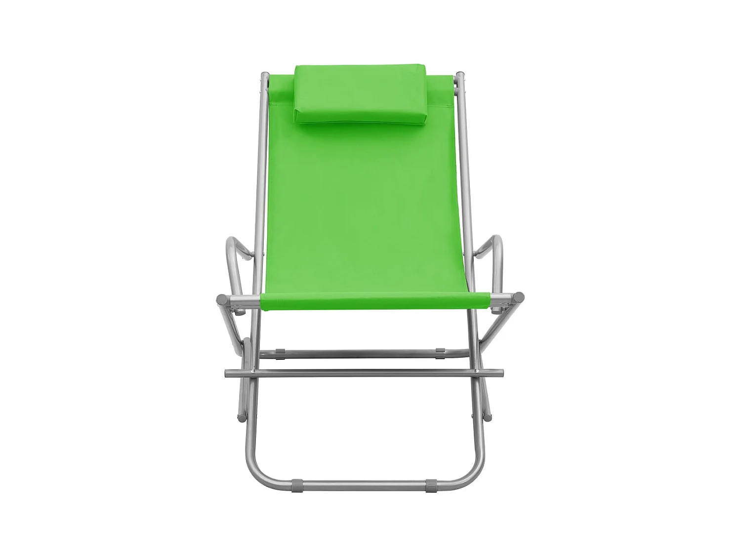 Chaises à bascule 2 pcs Acier Vert