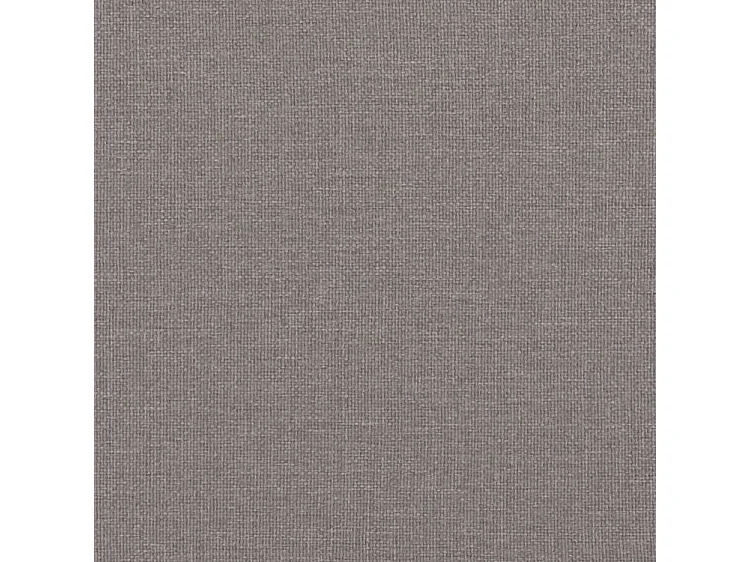 Fauteuil long avec coussin et accoudoir droit taupe tissu