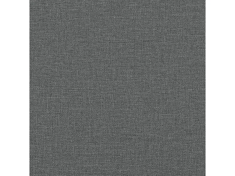 Fauteuil long avec coussin et accoudoir droit gris foncé tissu