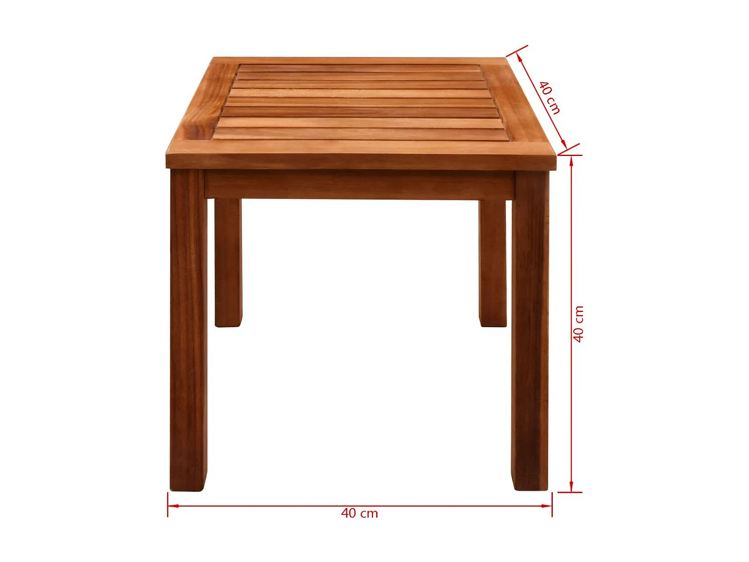 Chaises longues 2pcs et table Bois d'acacia solide et textilène