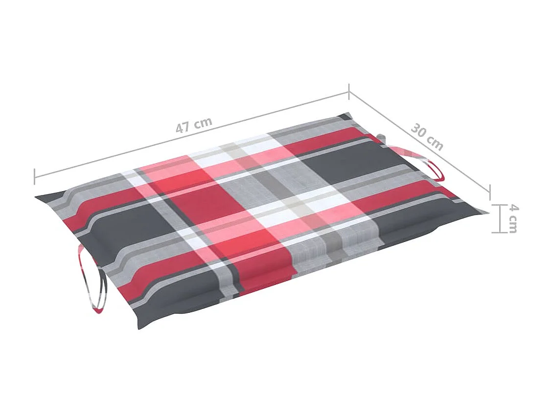 Chaise longue de jardin avec table et coussin Bois d'acacia 8