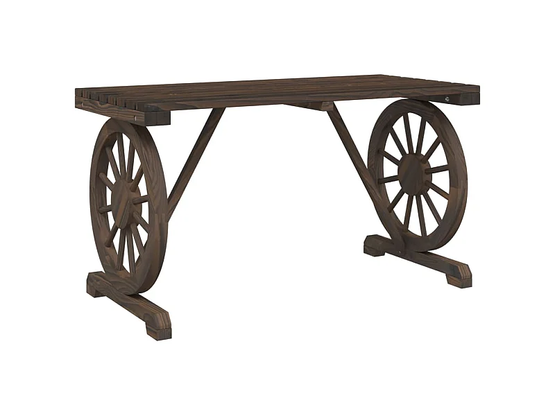 Table de jardin 90x50x40 bois de sapin massif