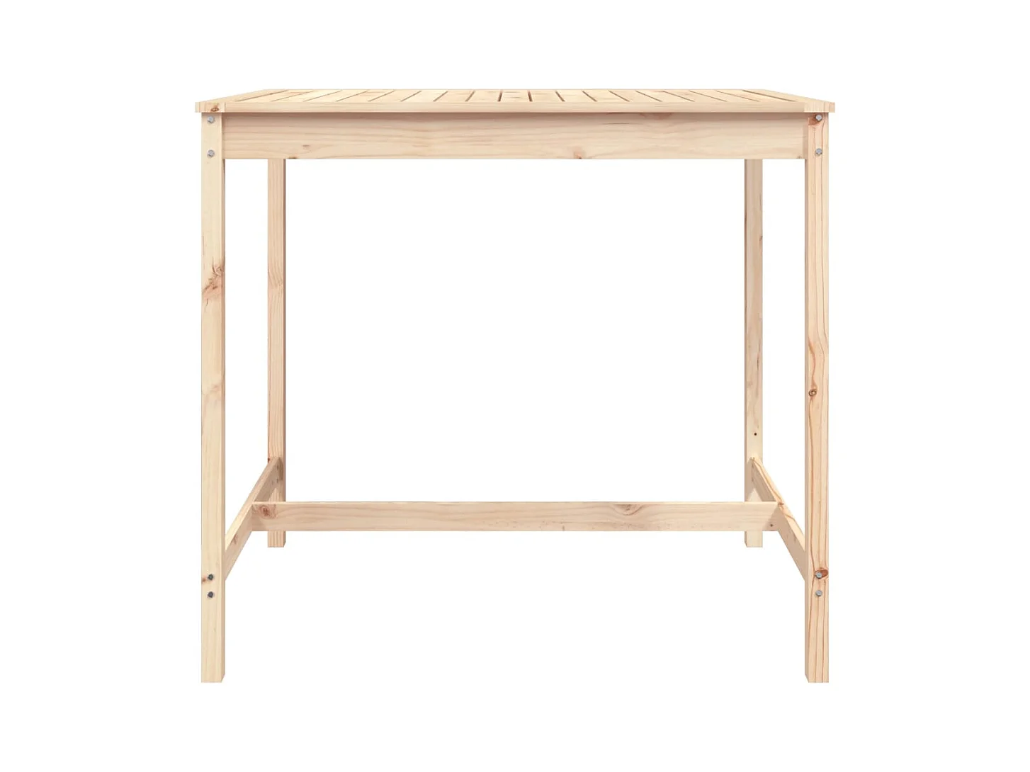 Table de jardin 121x82,5x110 bois massif de pin