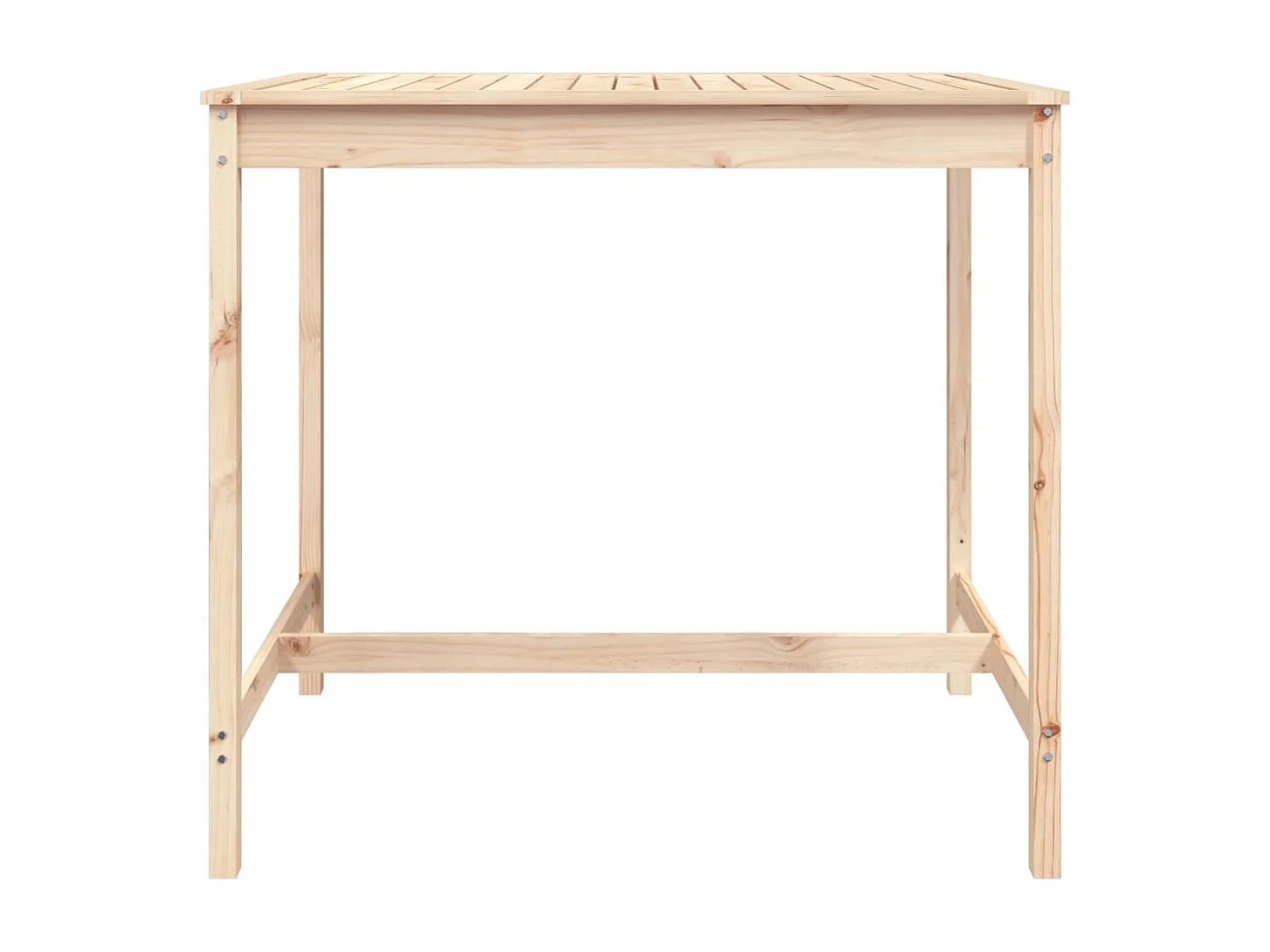 Table de jardin 121x82,5x110 bois massif de pin