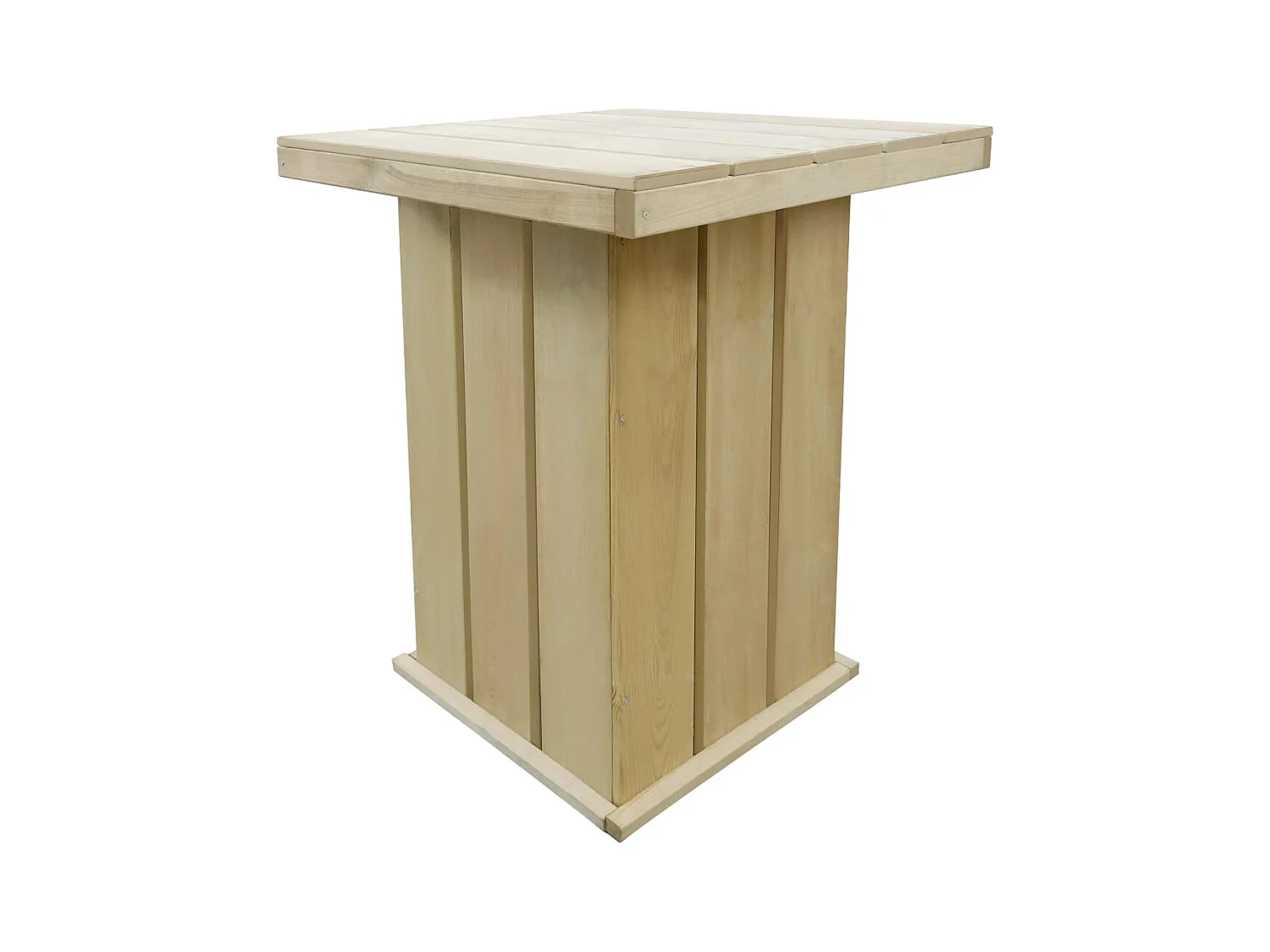 Table de bar 75x75x110 Pin imprégné