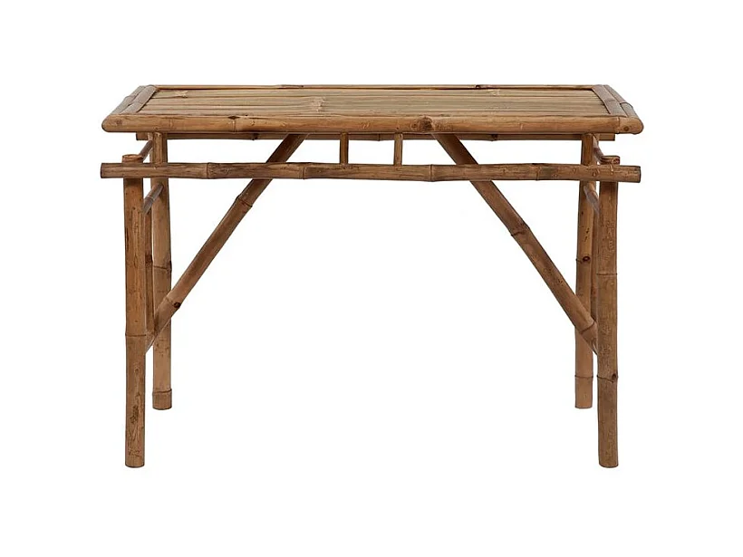 Table de jardin pliable 115x50x75 Bambou