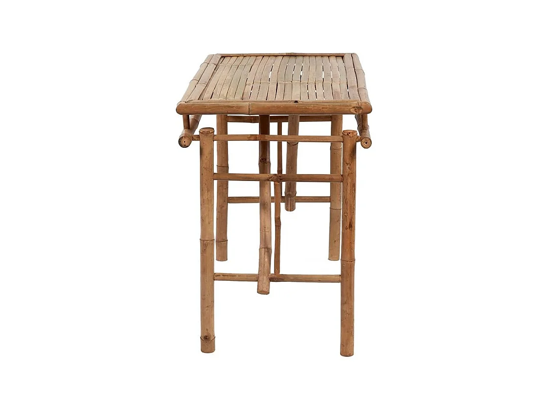 Table de jardin pliable 115x50x75 Bambou