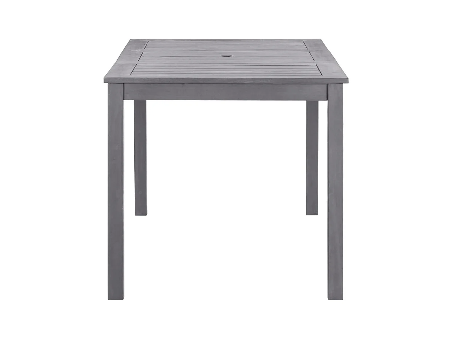 Table de jardin Délavage gris 140x80x74 Bois d'acacia massif