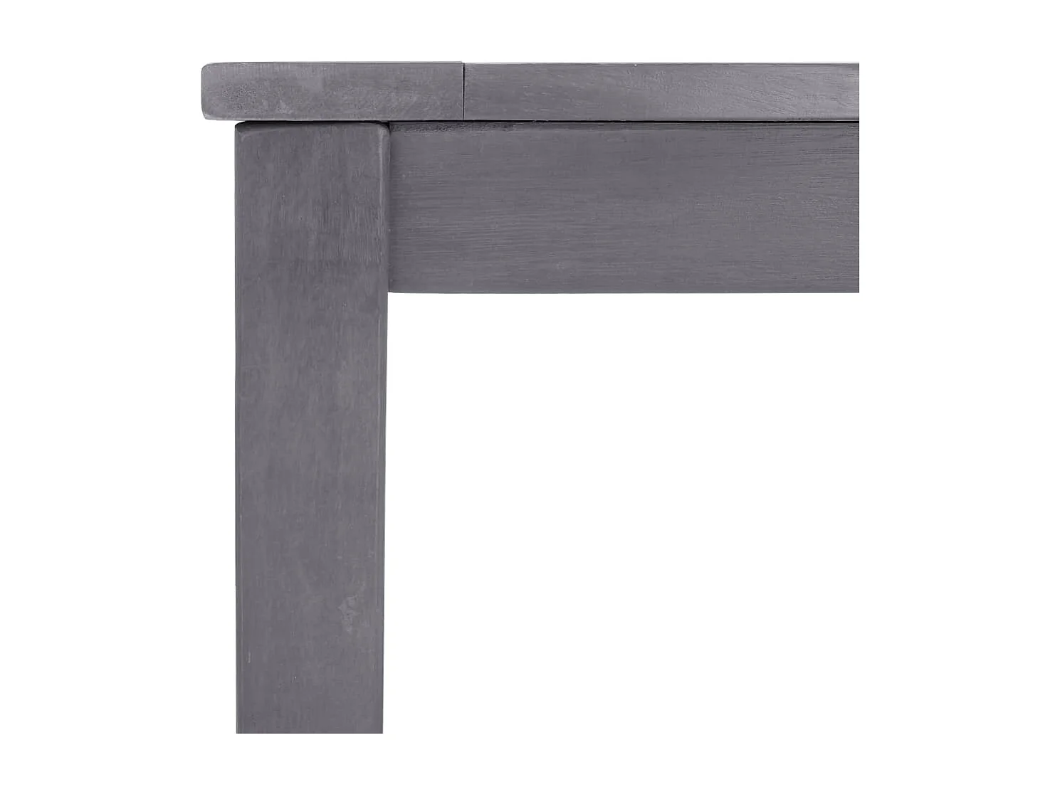 Table de jardin Délavage gris 140x80x74 Bois d'acacia massif