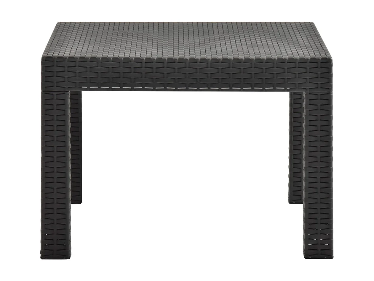 Table de jardin Anthracite 58x58x41 PP