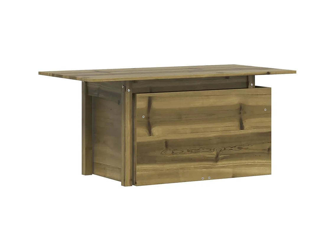 Table de jardin 100x50x75 bois de pin imprégné