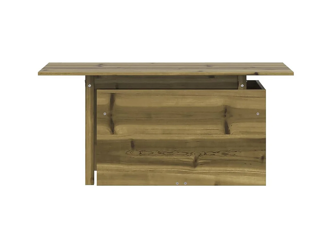 Table de jardin 100x50x75 bois de pin imprégné