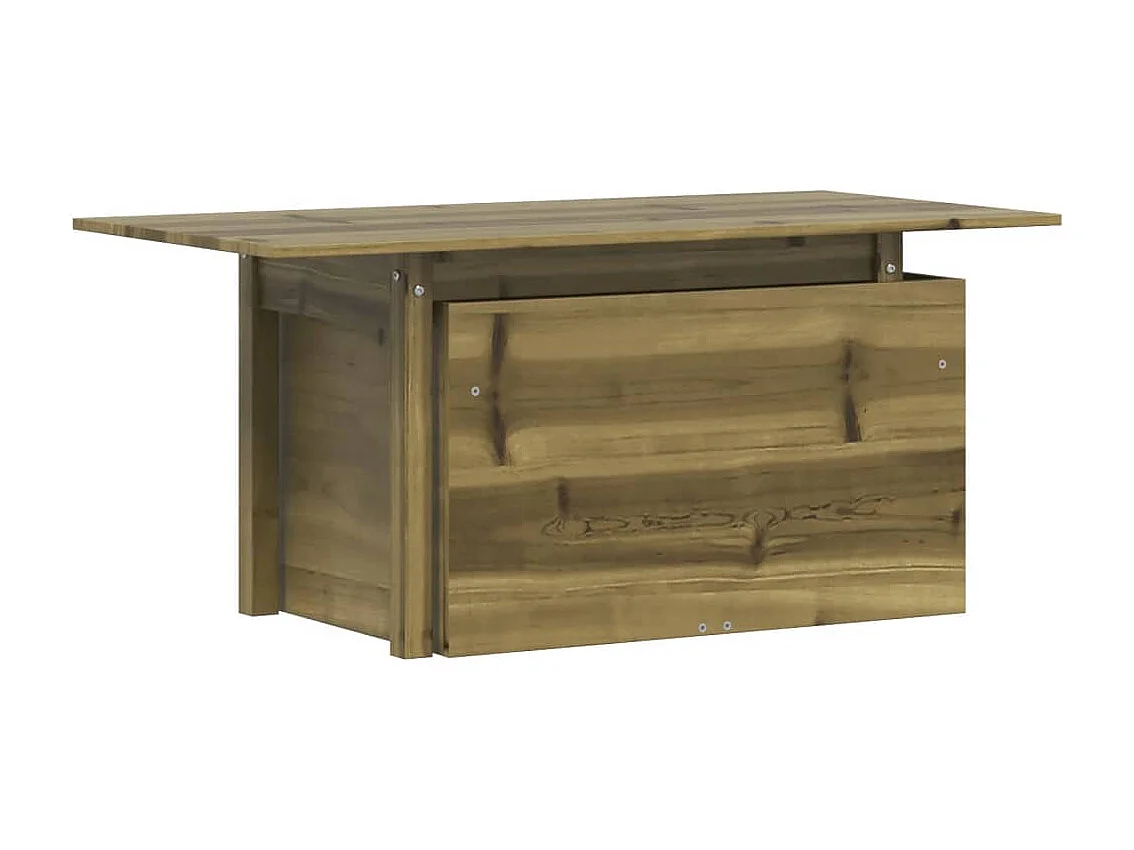 Table de jardin 100x50x75 bois de pin imprégné