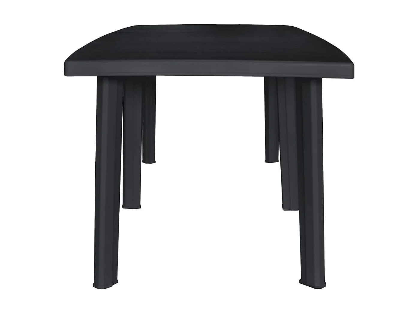 Table de jardin Anthracite 216x90x72 Plastique