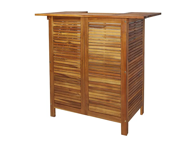 Table de bar 110 x 50x105 Bois d'acacia massif
