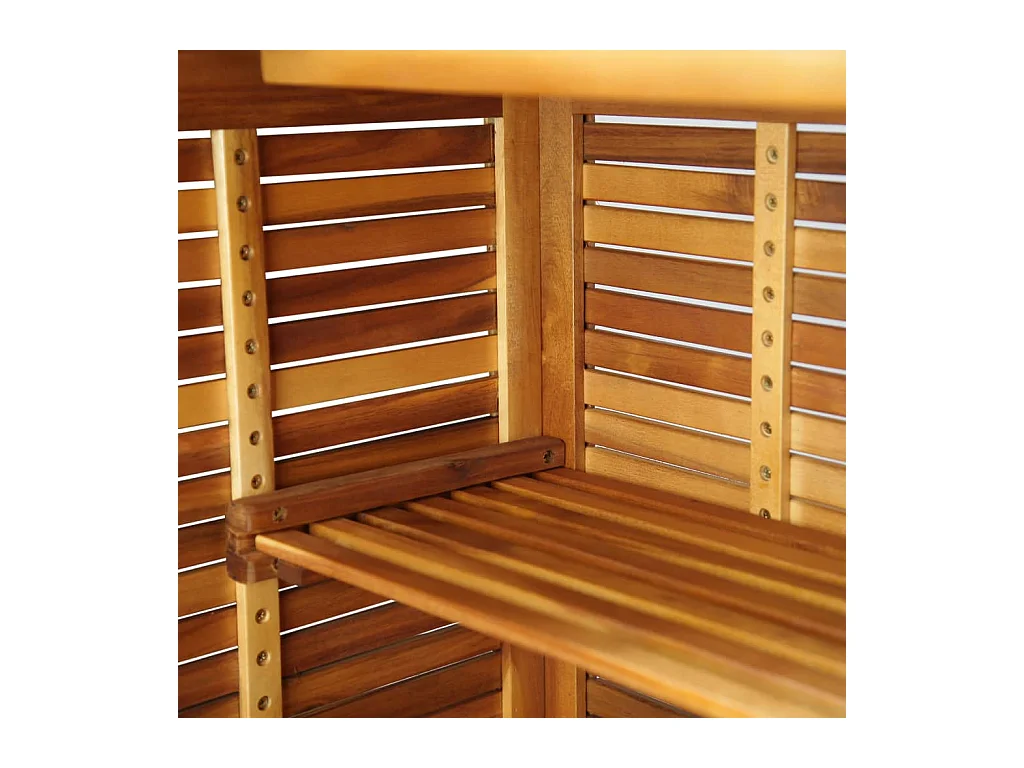 Table de bar 110 x 50x105 Bois d'acacia massif