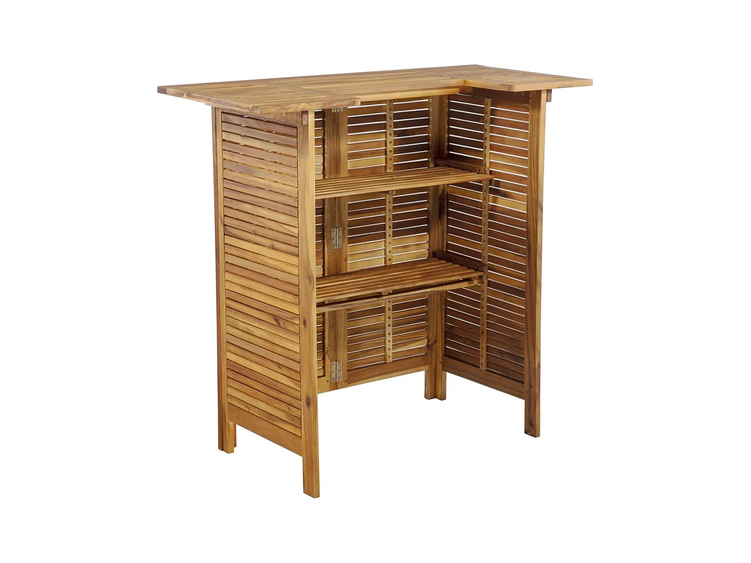 Table de bar 110 x 50x105 Bois d'acacia massif