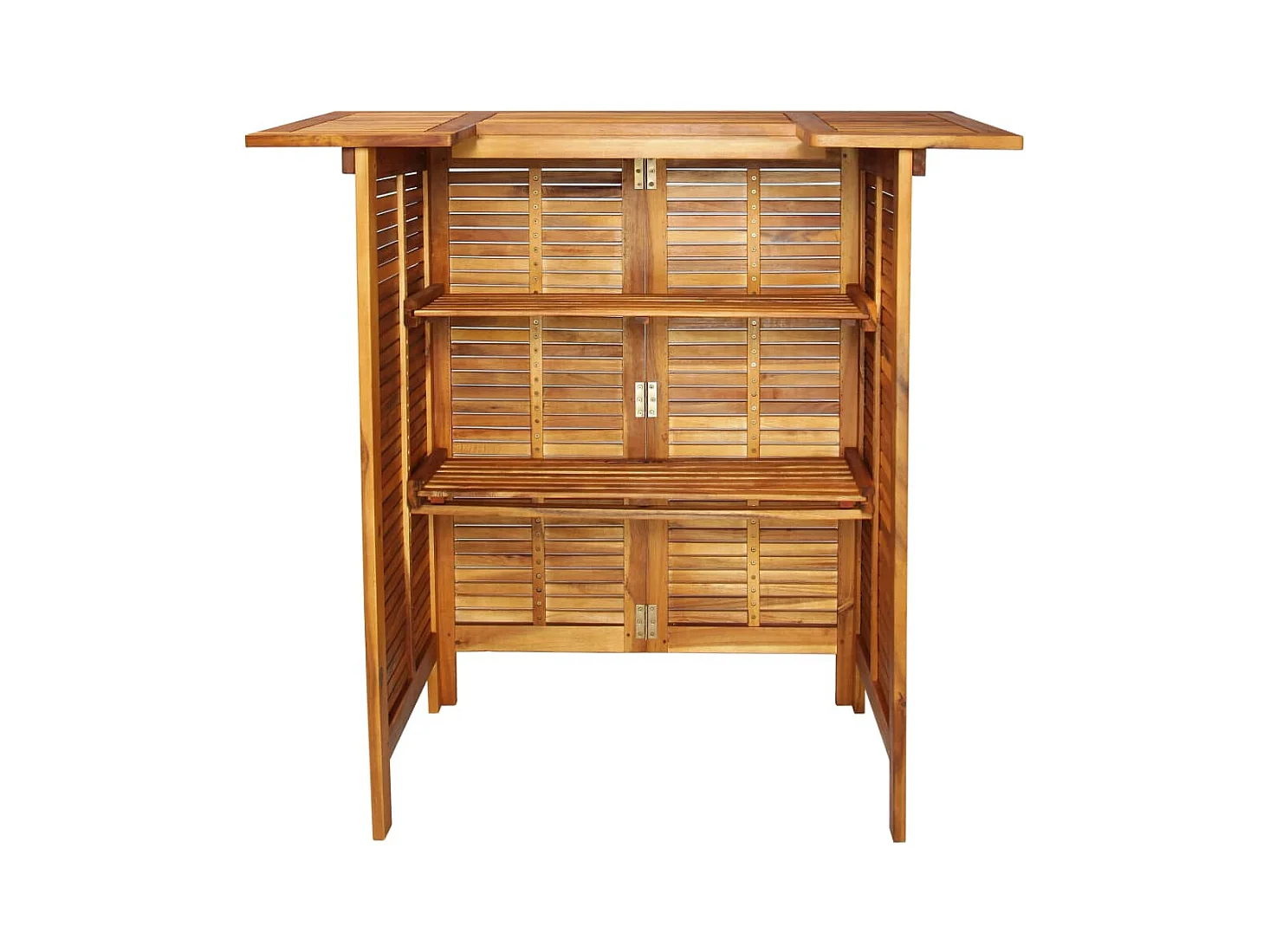 Table de bar 110 x 50x105 Bois d'acacia massif