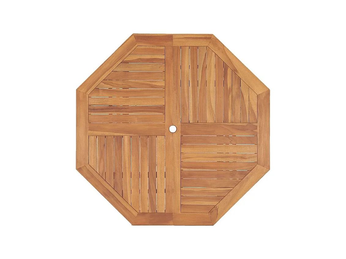 Table à dîner de jardin 110x110x75 Bois massif de teck