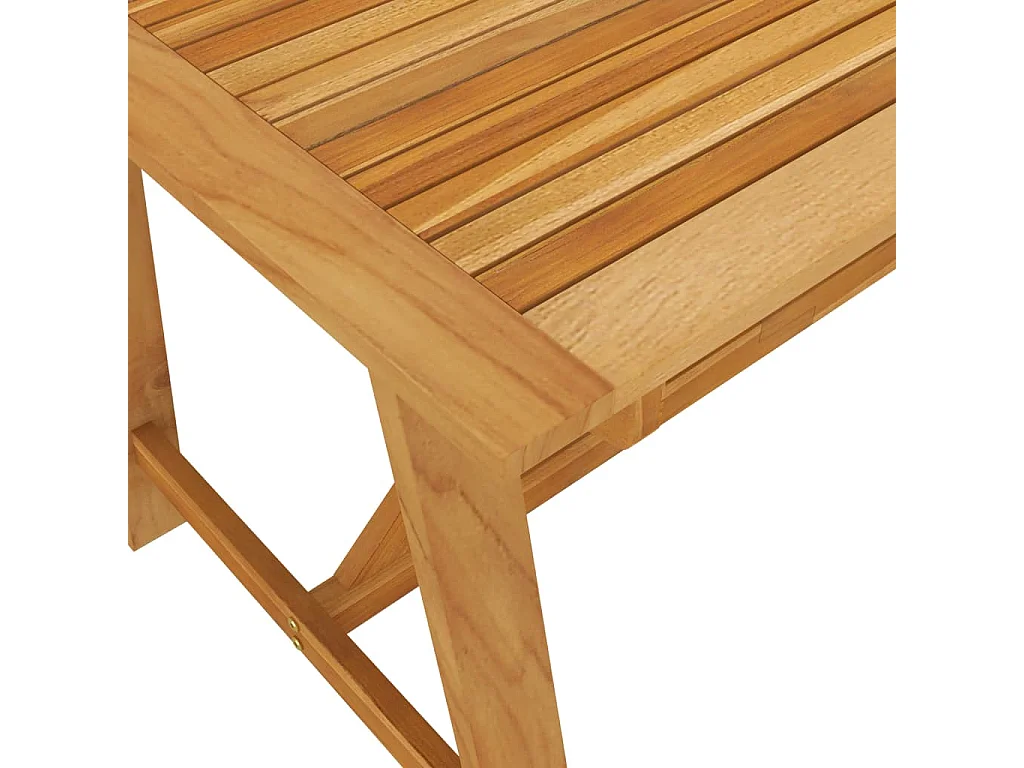 Table à dîner de jardin 140x70x73,5 Bois d'acacia massif