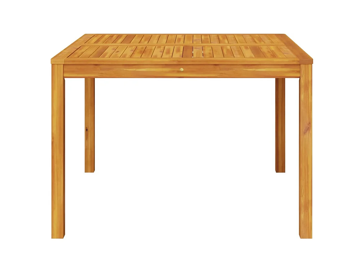 Table à manger de jardin 110x110x75 bois d'acacia massif