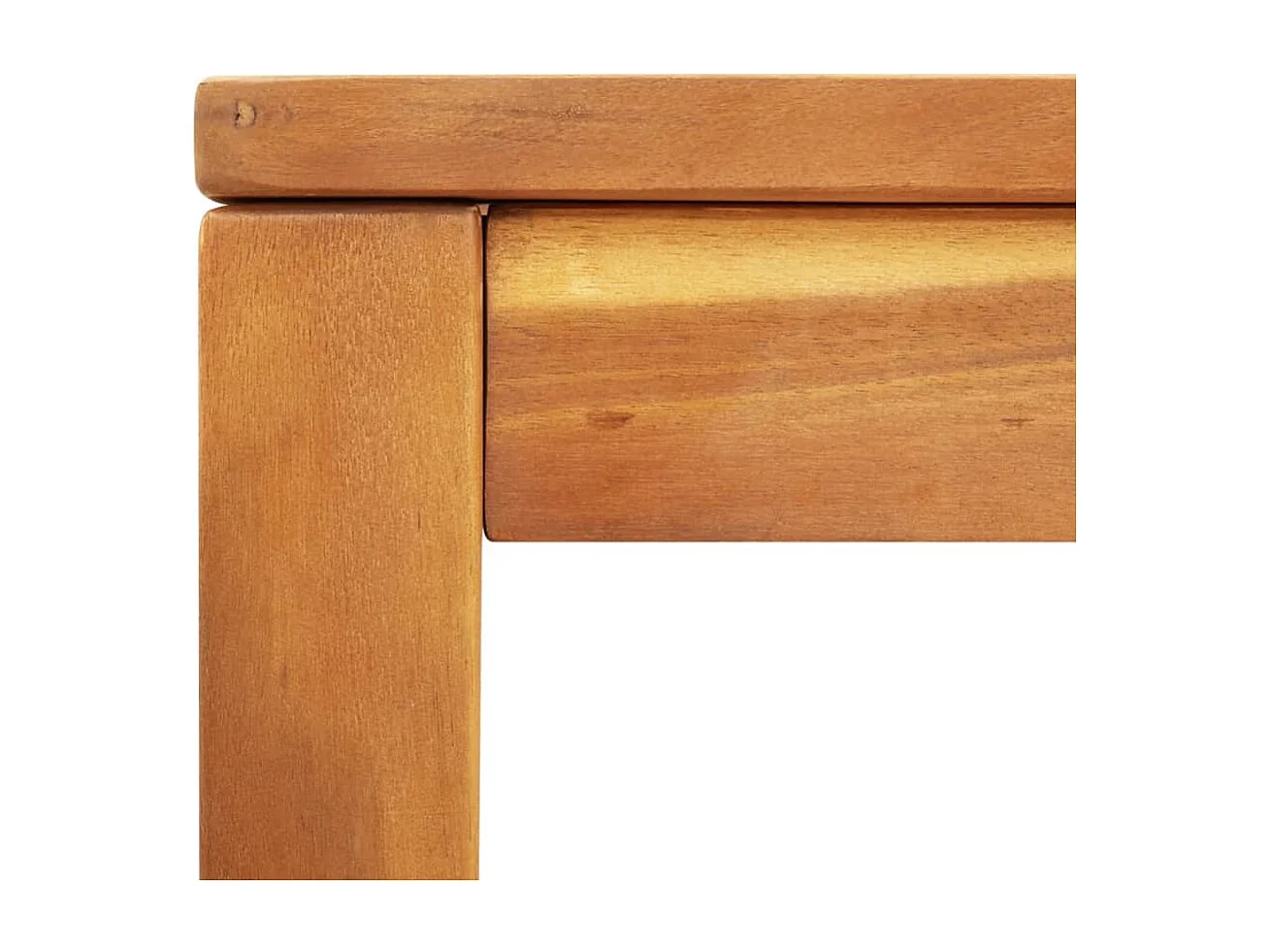 Table à manger de jardin 110x110x75 bois d'acacia massif