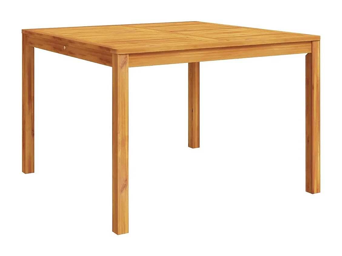 Table à manger de jardin 110x110x75 bois d'acacia massif