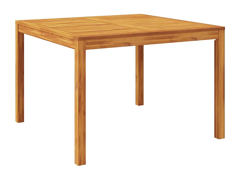 Table à manger de jardin 110x110x75 bois d'acacia massif