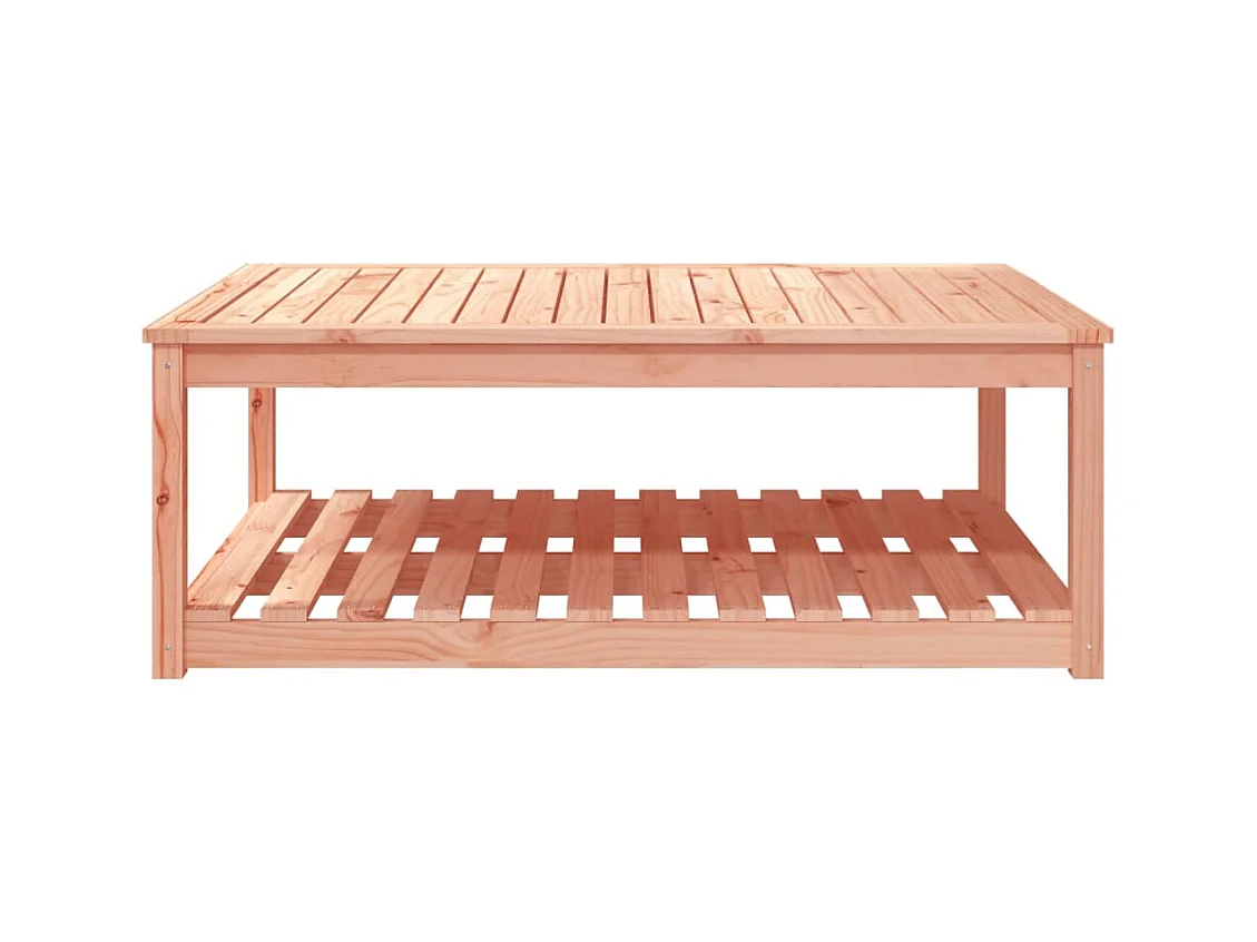 Table de jardin 121x82,5x45 bois massif de douglas