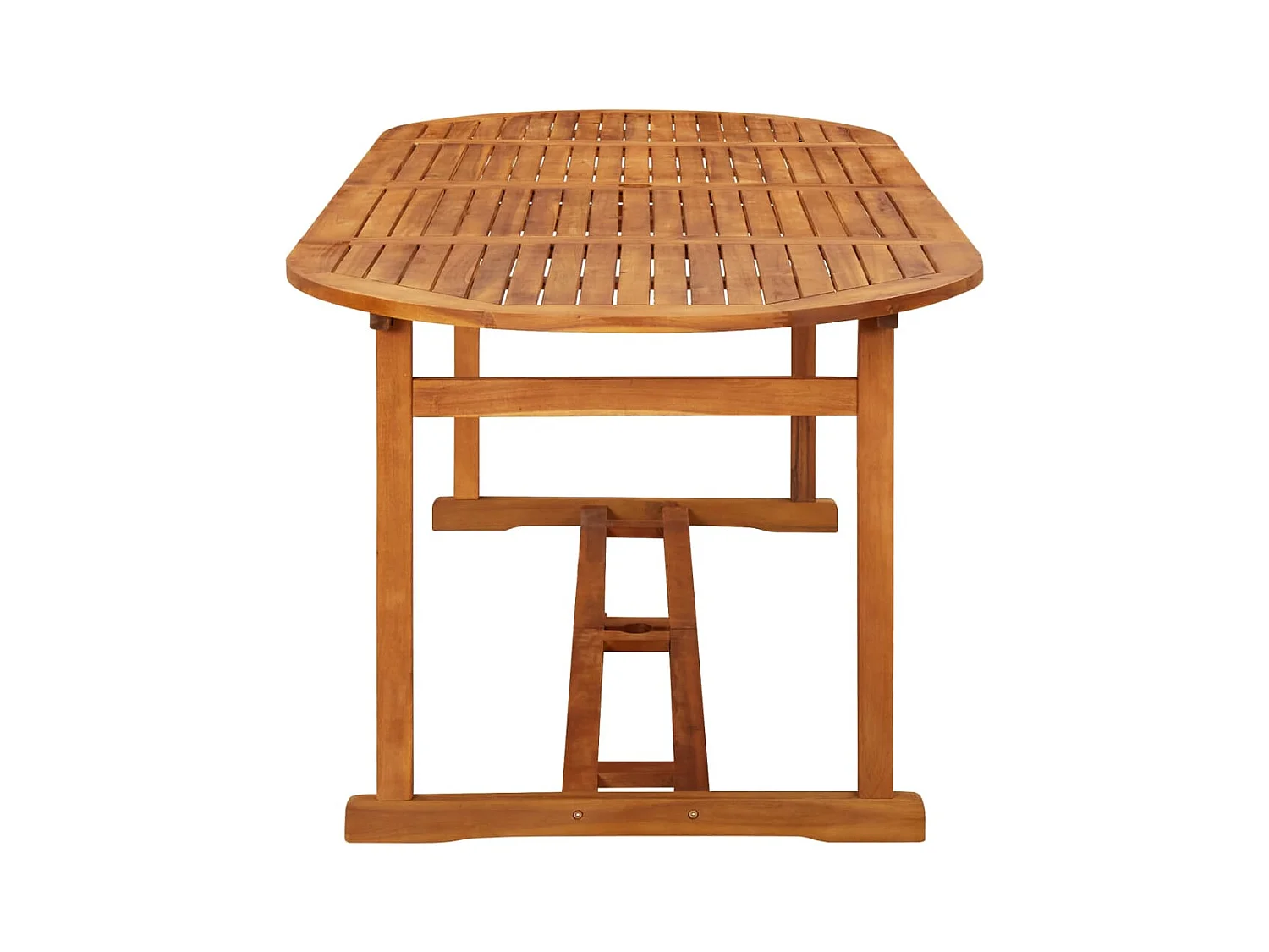 Table à dîner de jardin 220x90x75 Bois d'acacia massif 2