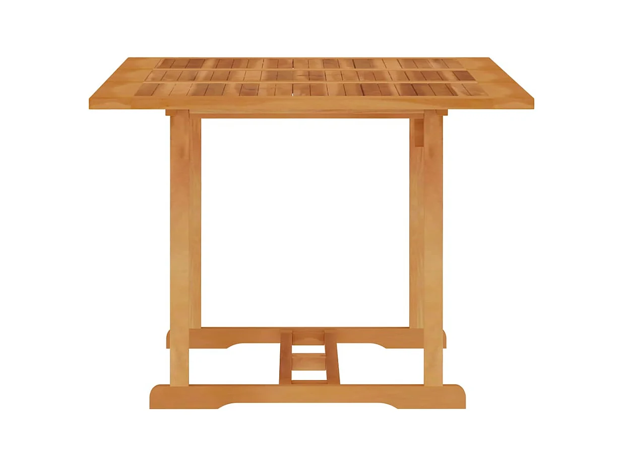 Table de jardin 150x90x75 Bois de teck massif 2