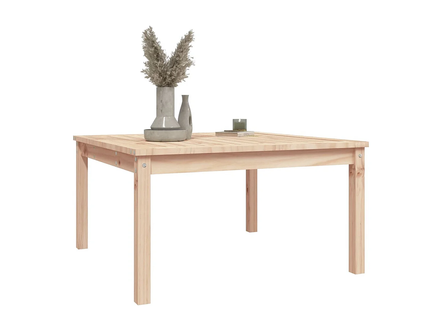 Table de jardin 82,5x82,5x45 bois massif de pin