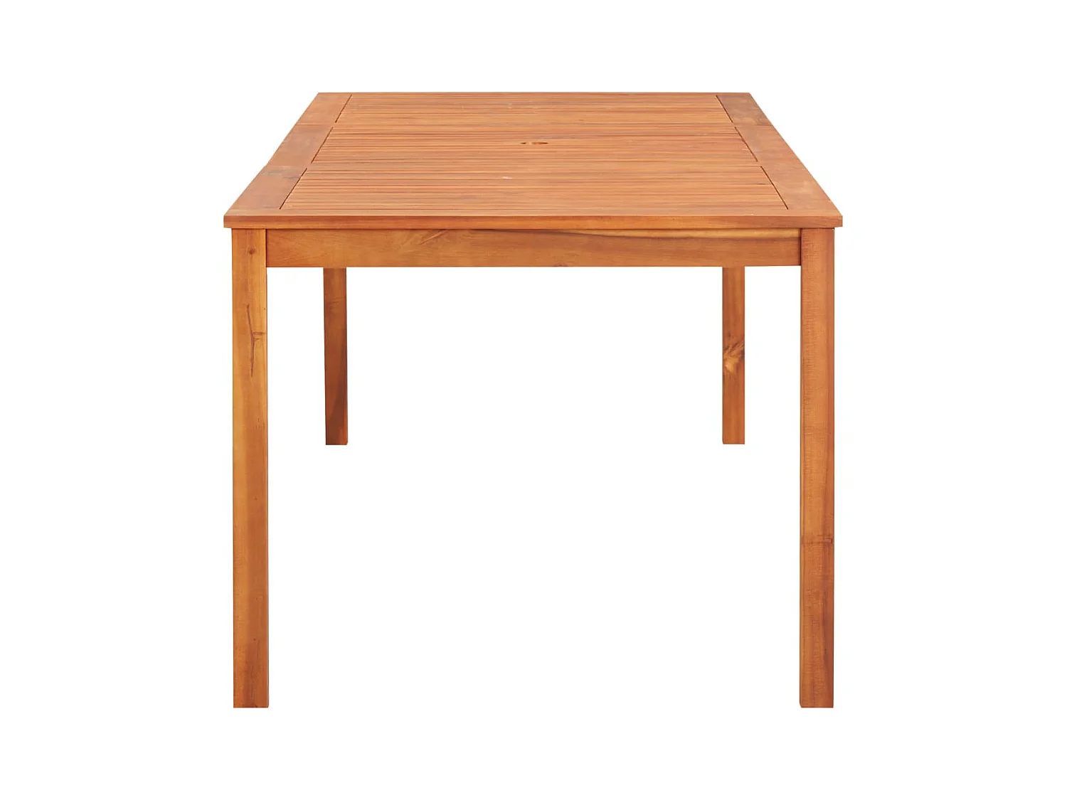 Table de jardin acacia massif clair Lilis 215cm