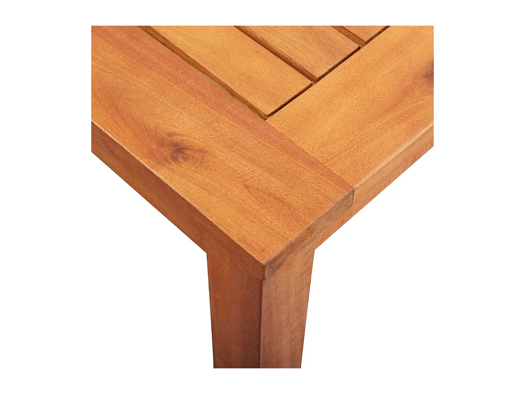 Table de jardin acacia massif clair Lilis 215cm