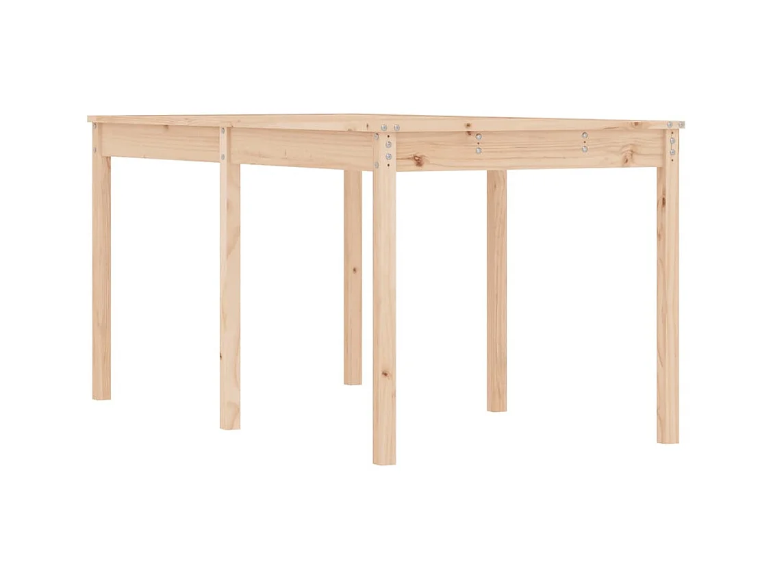 Table de jardin 159,5x82,5x76 bois massif de pin