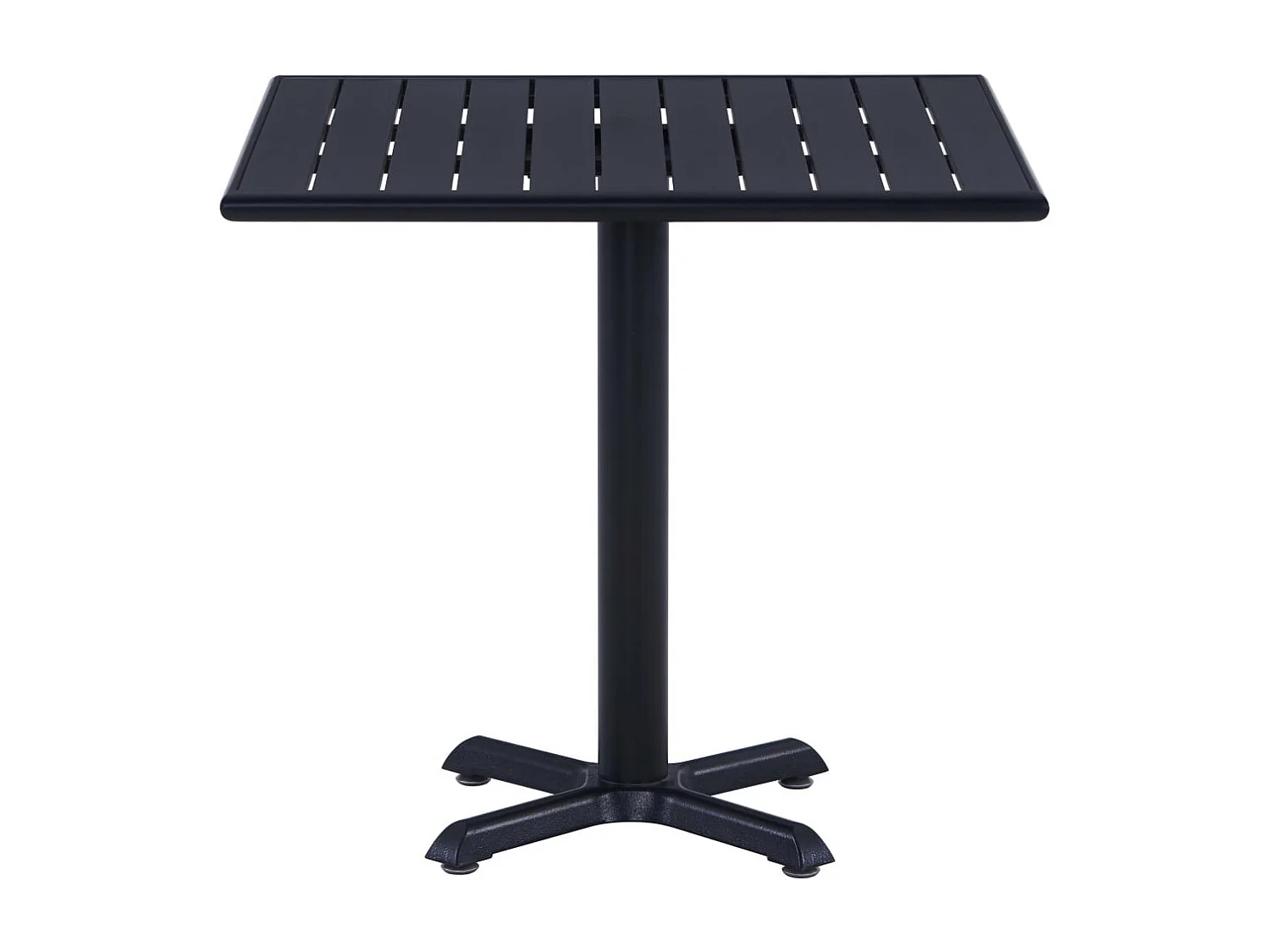 Table de jardin Noir 80x80x75