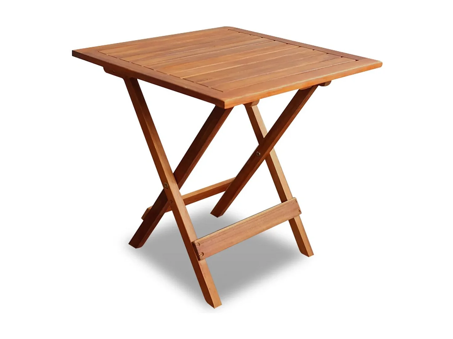 Table de bistro 46x46x47 Bois d'acacia massif