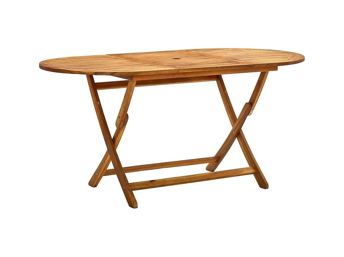 Table de jardin pliable 160x85x75 Bois d'acacia massif