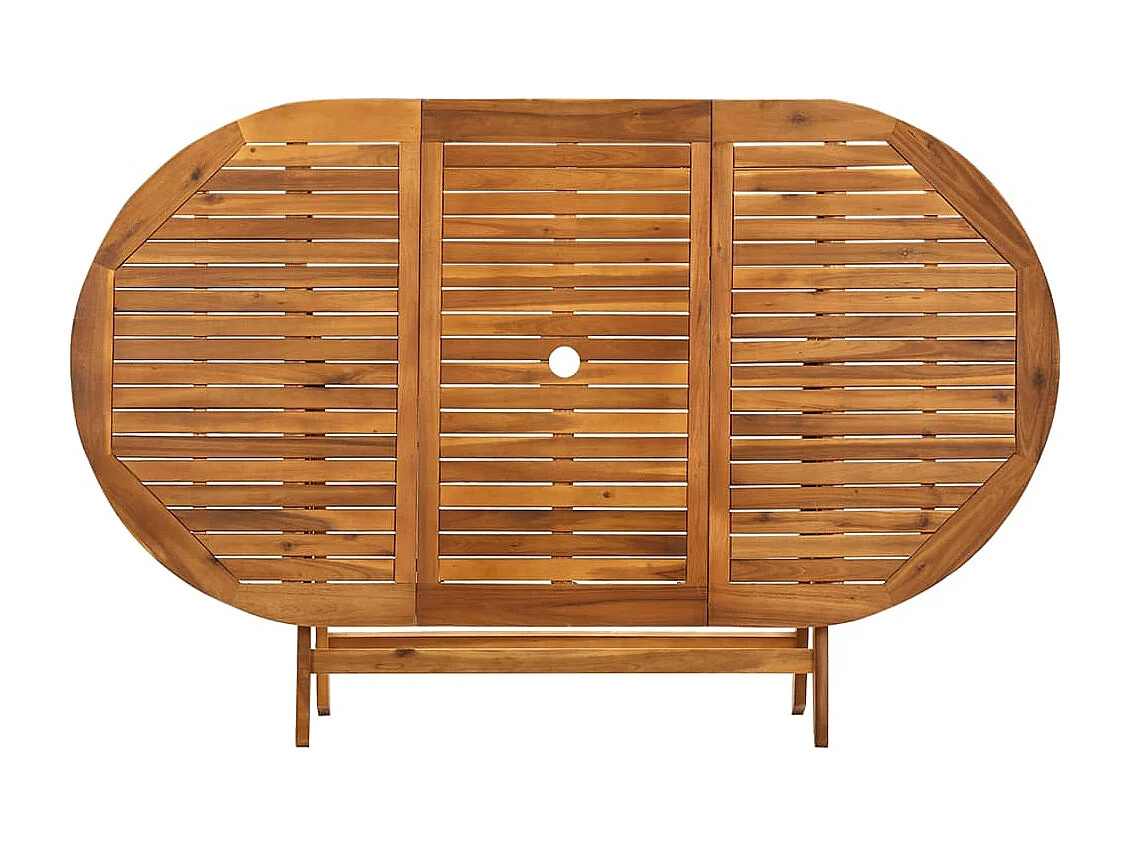 Table de jardin pliable 160x85x75 Bois d'acacia massif