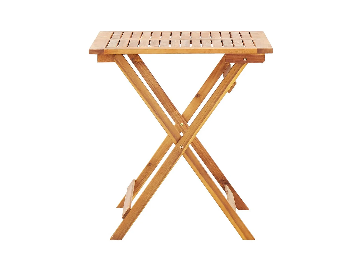 Table pliable de jardin 70x70x75 Bois d'acacia massif