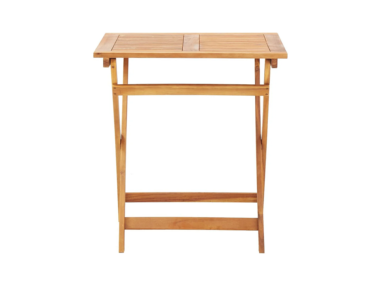 Table pliable de jardin 70x70x75 Bois d'acacia massif
