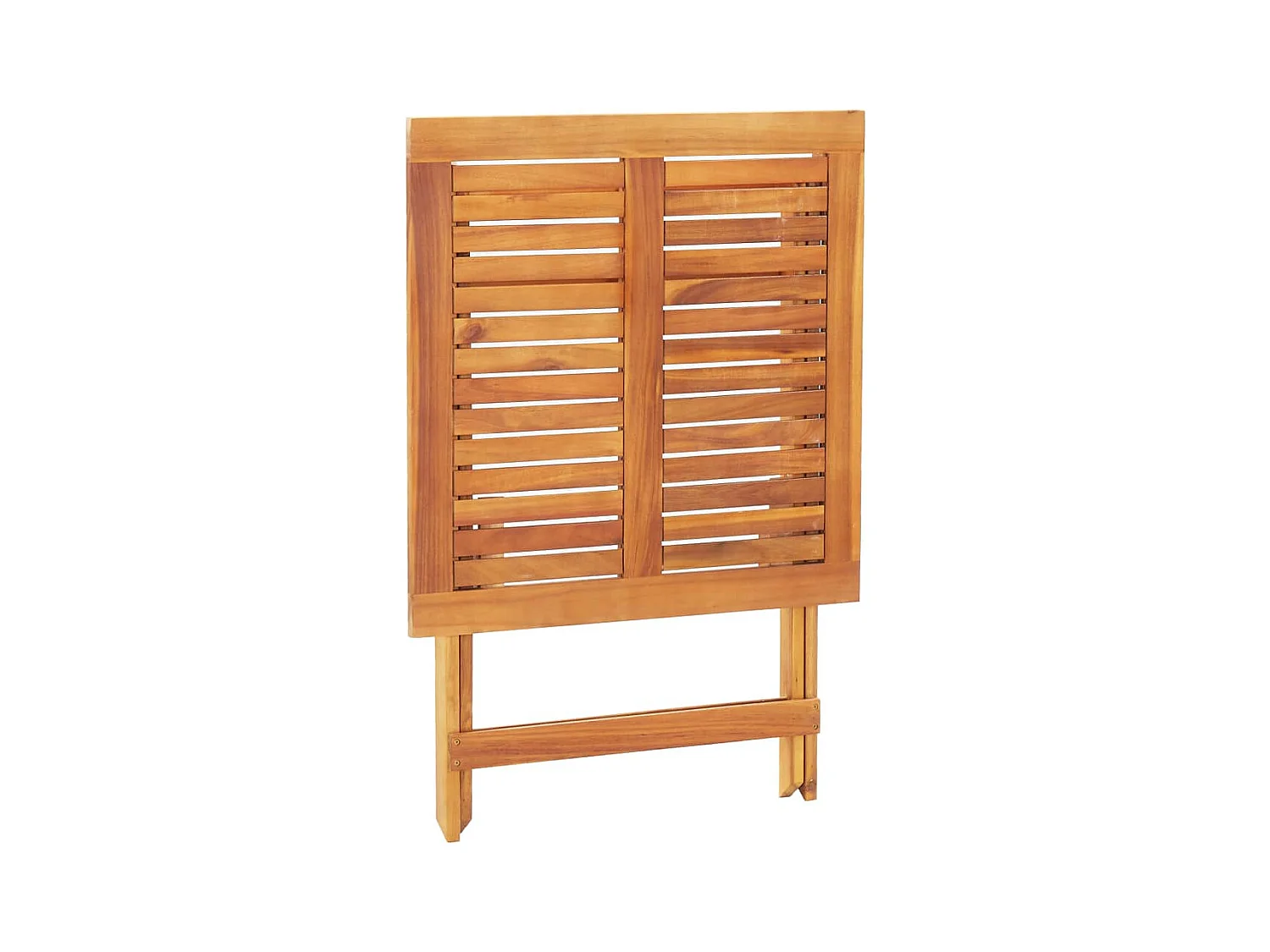 Table pliable de jardin 70x70x75 Bois d'acacia massif