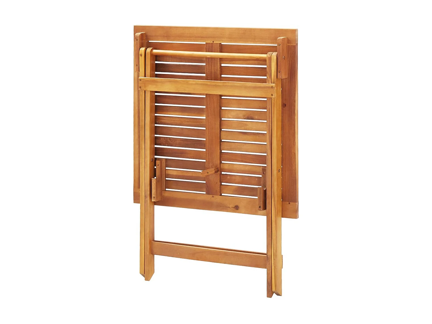 Table pliable de jardin 70x70x75 Bois d'acacia massif