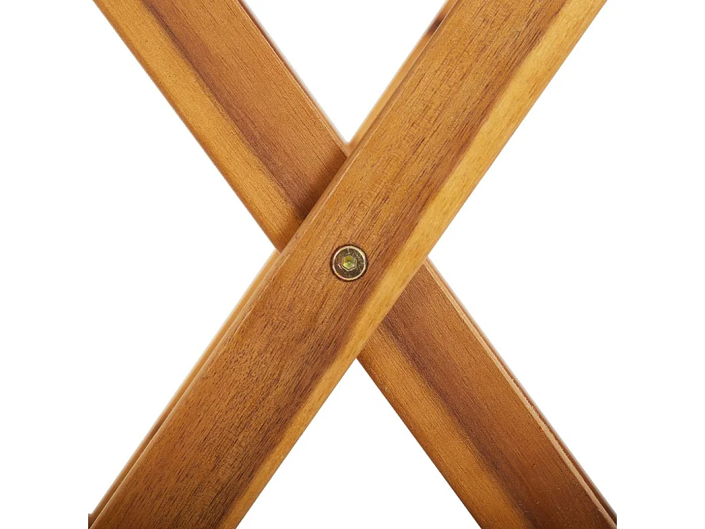 Table pliable de jardin 70x70x75 Bois d'acacia massif