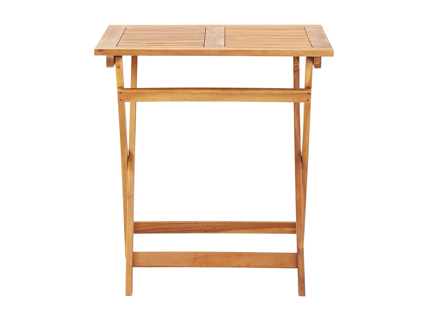 Table pliable de jardin 70x70x75 Bois d'acacia massif